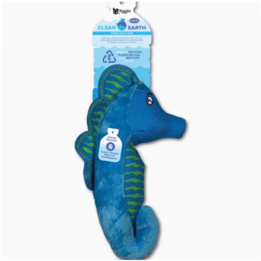 Seahorse Plush Toy - Sustainable Multiple Sizes